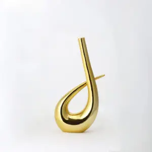 Gold Resin Vase