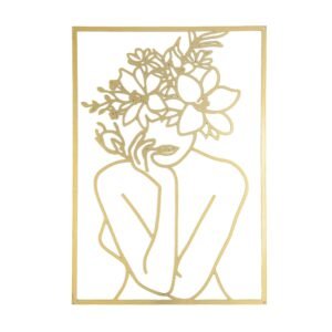 Floral Metal Painting