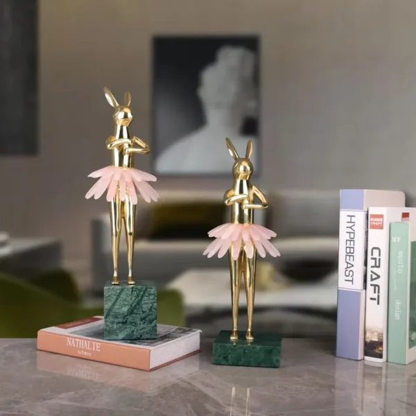 Pink Crystal Rabbits