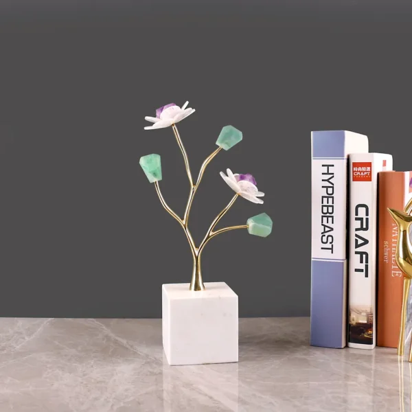 Purple Stones Flowers