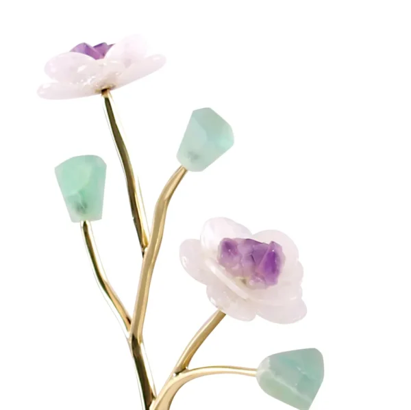 Purple Stones Flowers