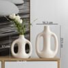 Beige Ceramic vases