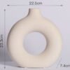 Donut shape vases