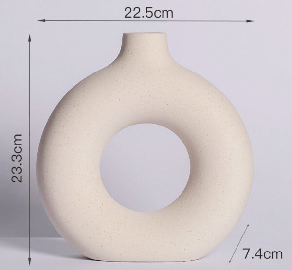 Donut shape vases