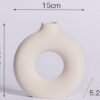 Donut shape vases