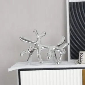 Silver Resin Sculpture