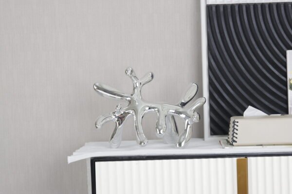 Silver Resin Sculpture