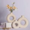 Donut shape vases