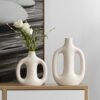 Beige Ceramic vases