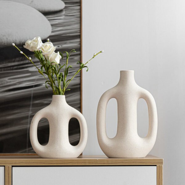 Beige Ceramic vases