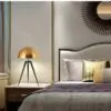 Painted Gold Lampshade