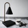 Black marble & lampshade