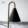 Black marble & lampshade