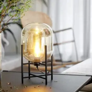 Amber Glass Lampshade