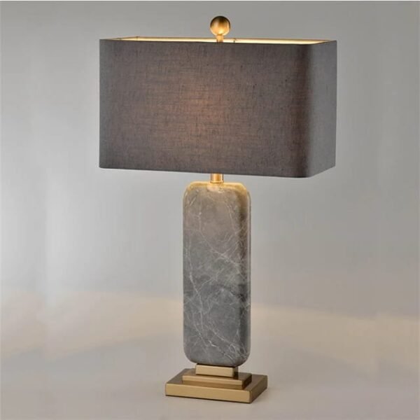 Grey Gold Lamp