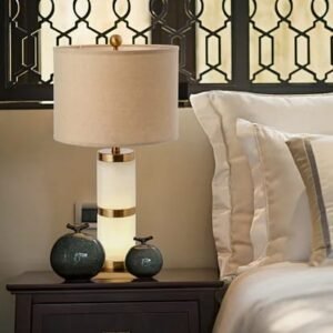 Marble Gold Lamp