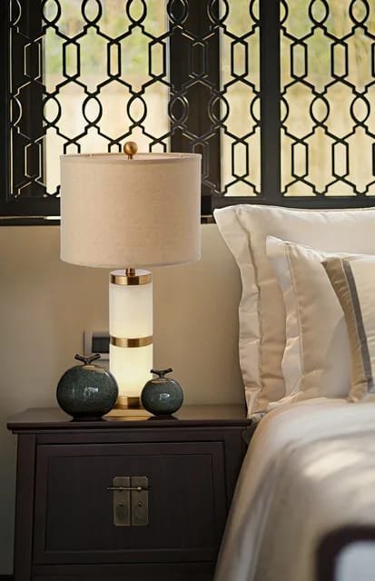 Marble Gold Lamp