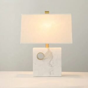 White Marble Lamp
