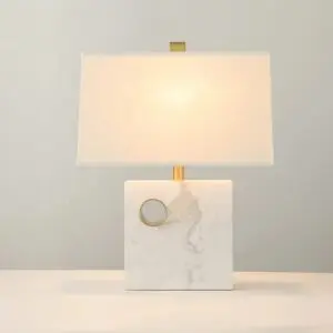 White Marble Lamp