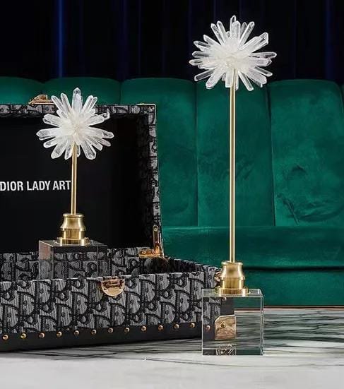 White Crystal Flowers