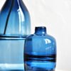 Blue Glass Vases-set of 2
