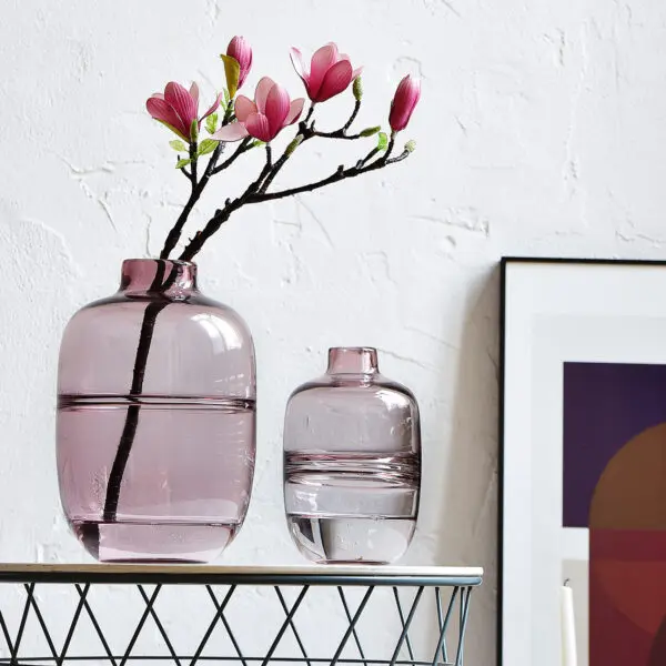 Pink Flower Vases