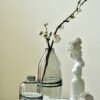 Clear Glass Vases-set of 2