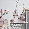 Pink Flower Vases