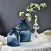 Blue Glass Vases