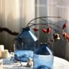Blue Glass Vases