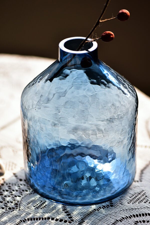 Blue Glass Vases