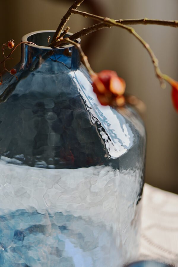 Blue Glass Vases