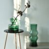 Modern Green Vases-set of 2