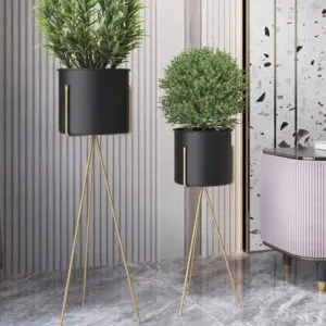Metal Floor plants