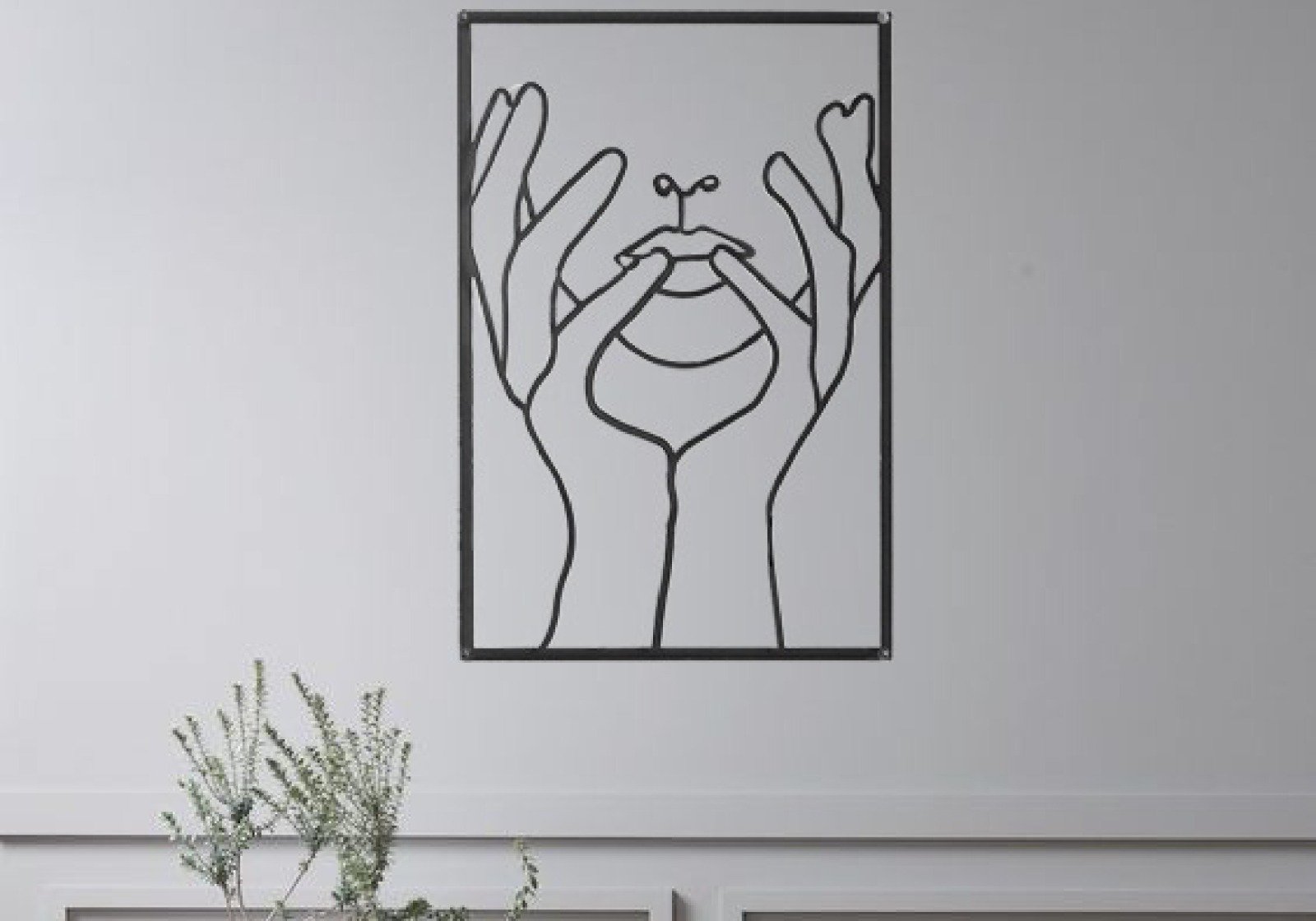 Hidden eyes painting