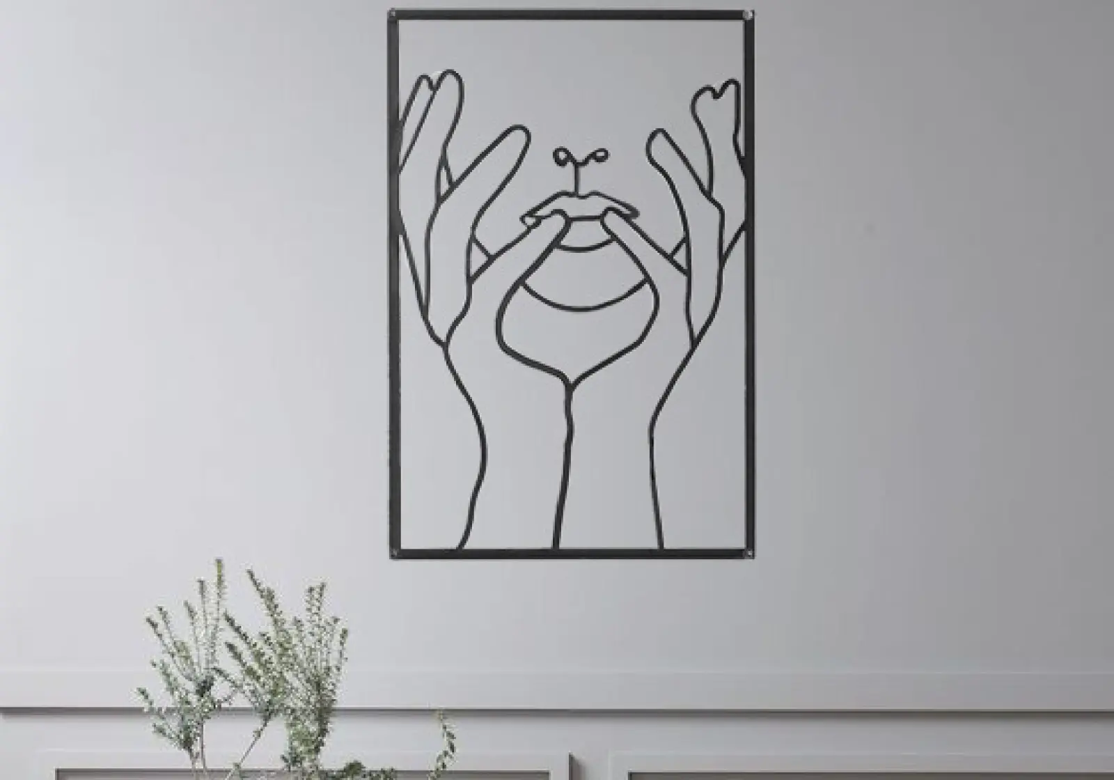 Hidden eyes painting