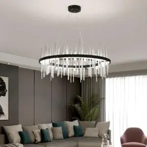 02 Metal Ring Chandelier