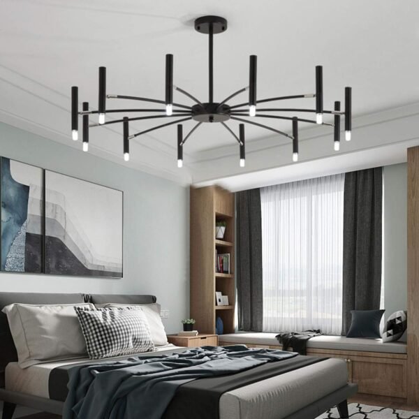 Black Iron Chandelier