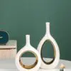 White Ceramic Vases