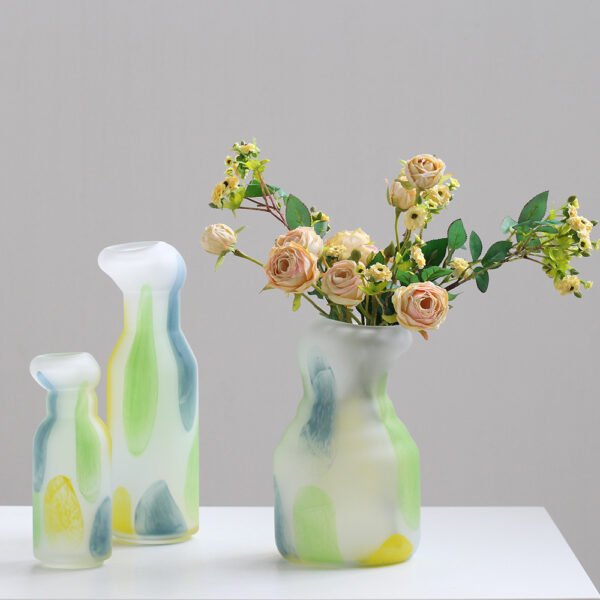 Colored Glass Vases