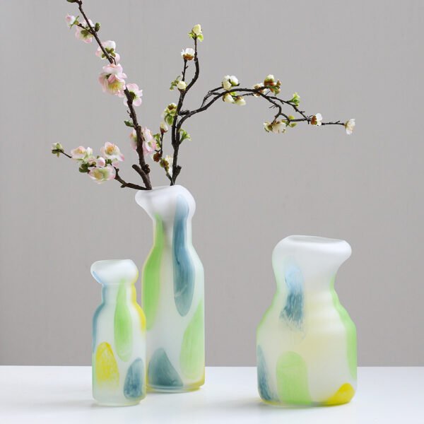 Colored Glass Vases