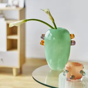 Double Ear Glass Vases