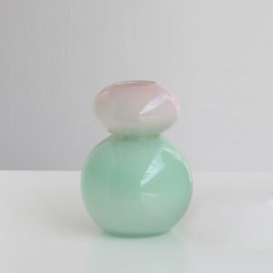 Green Bottle Glass Vases