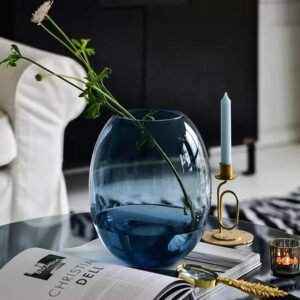 Round Mouth Glass Vases