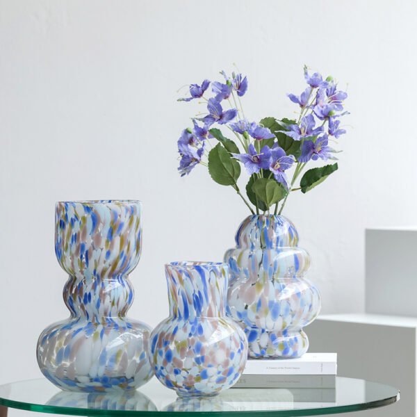 Opal Spots Glass Vases