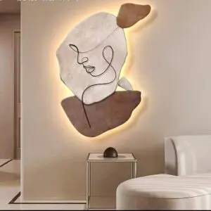 Abstract Face Glow