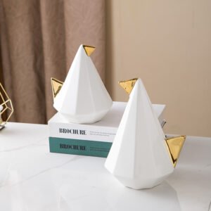 Geometric Gold Birds