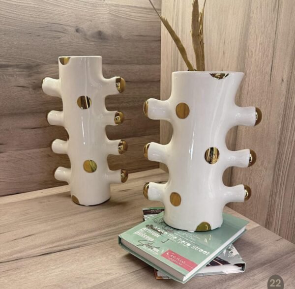 Golden Dot Vases