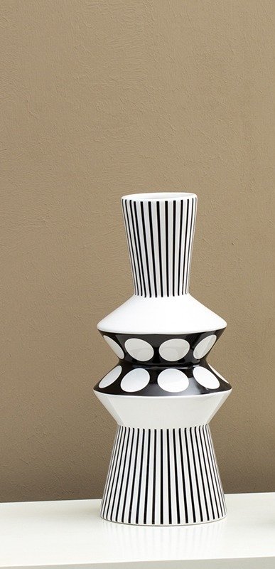 Geometric Accent Vase