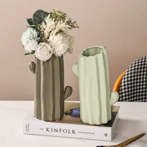 仙人掌花盆主图_09 Cactus Vase Duo